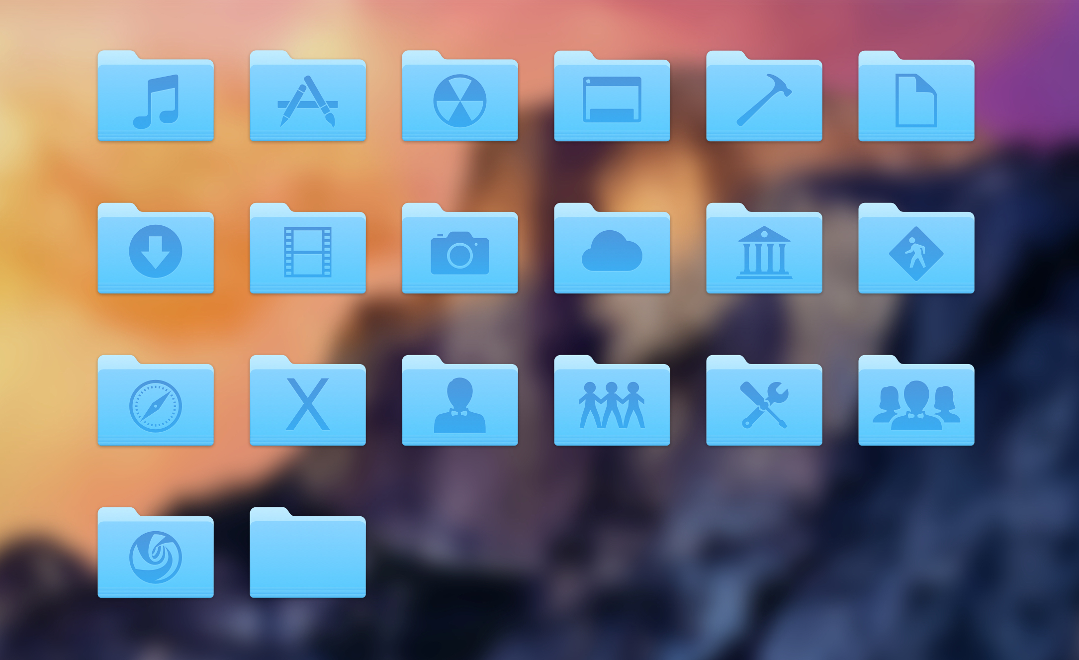 Folder icons for mac
